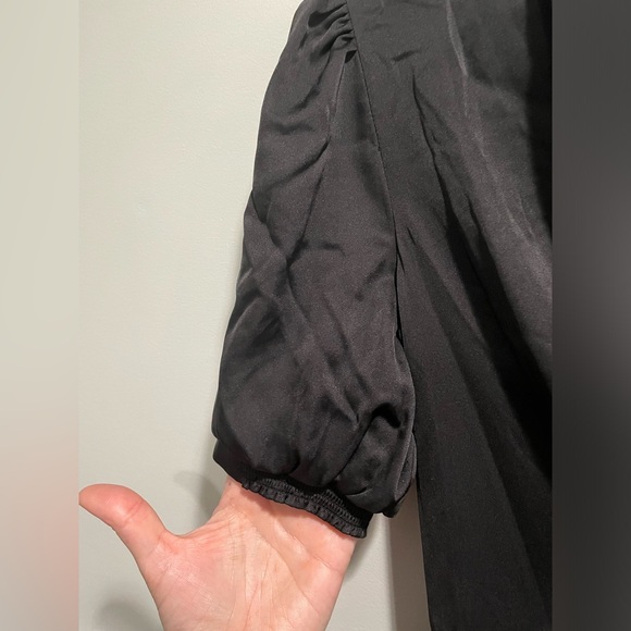 {Nine West} Ruffled Wrap Midi Dress women's size M - Picture 7 of 10